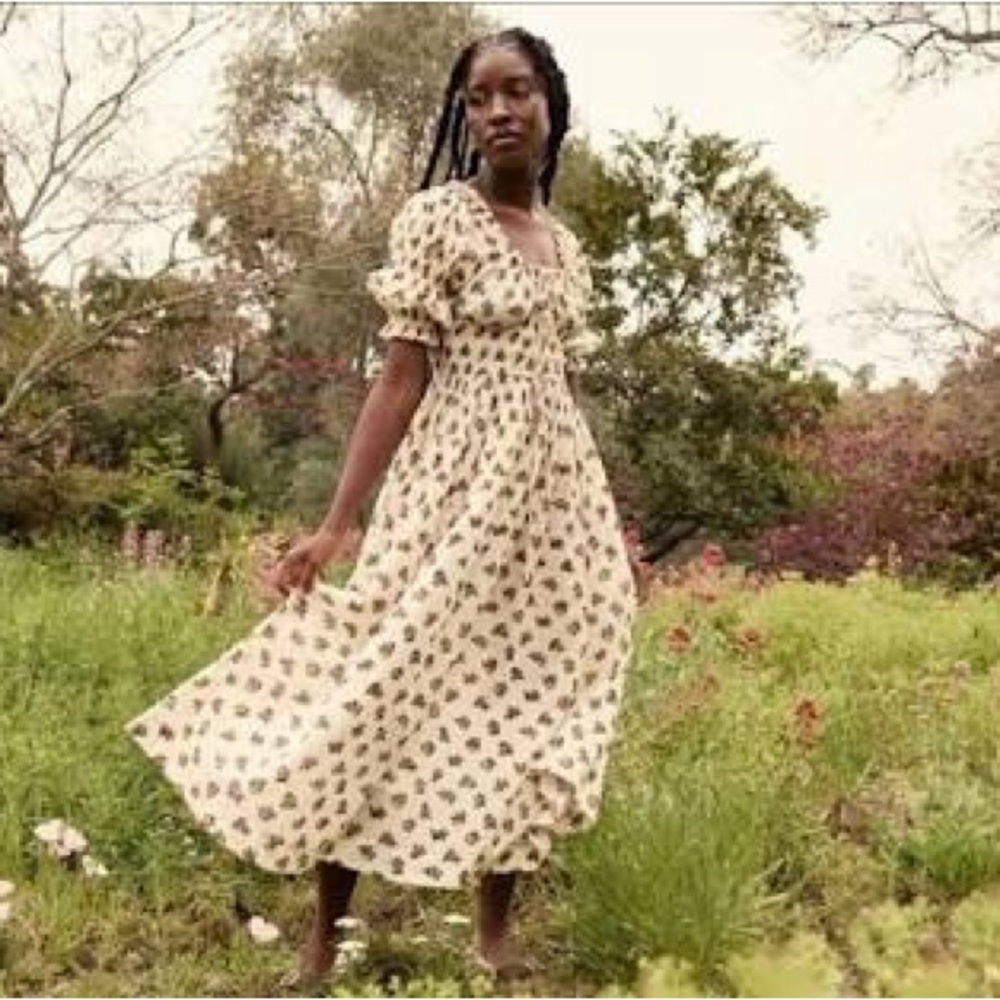 DÔEN ISCHIA DRESS -- SOLSTICE CANYON BLOSSOMS SIZE M